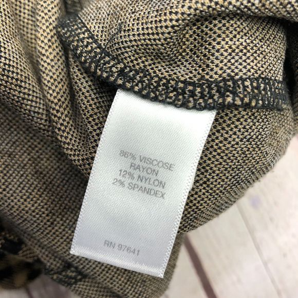 J Jill Women Ponte Full-Leg Cropped Pants Size Medium Viscose Blend B238 -25 - Picture 10 of 16